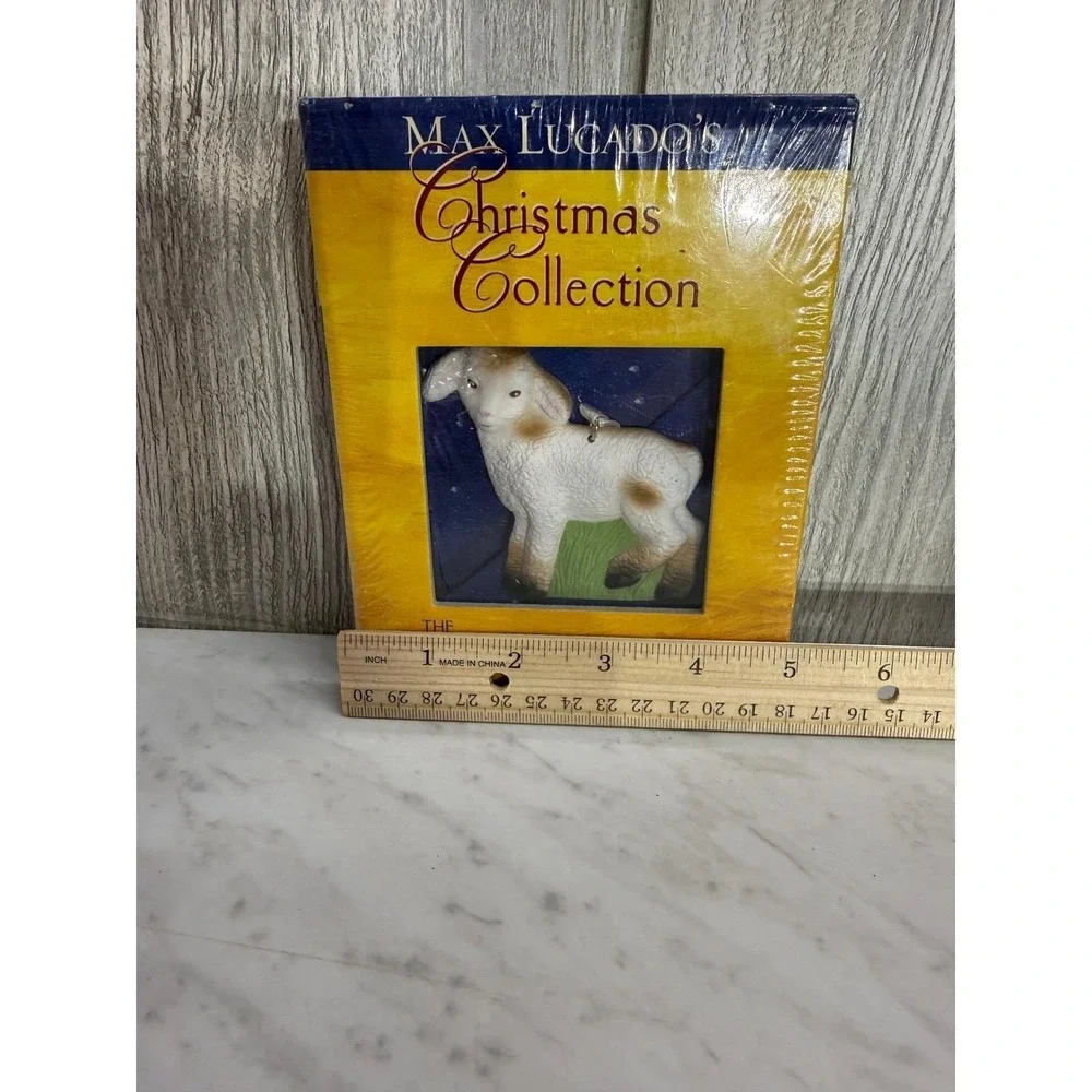 Max Lucado Christmas Collection 3 Book Boxed Set with Crippled Lamb Ornament NEW